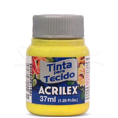 Tinta-para-Tecido-Fosca-37ml-Acrilex-589-Amarelo-Canario-3232