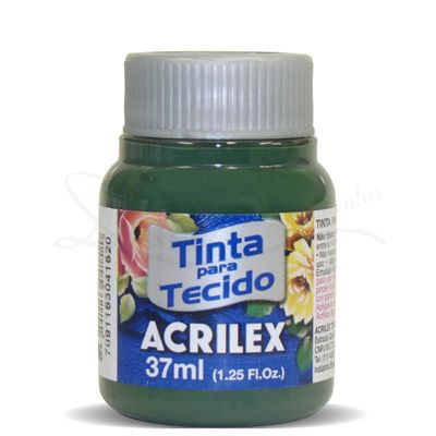 Tinta-para-Tecido-Fosca-37ml-Acrilex-546-Verde-Pinheiro-3224