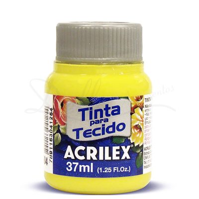 Tinta-para-Tecido-Fosca-37ml-Acrilex-504-Amarelo-Limao-3214