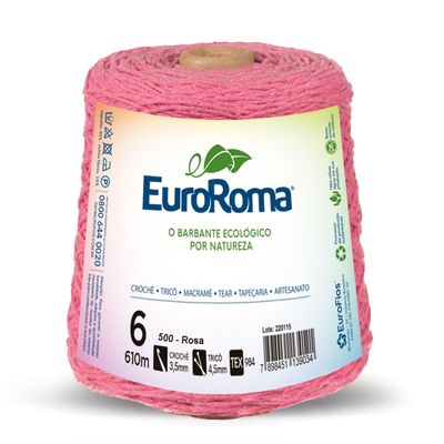 Barbante-Colorido-EuroRoma-4-6-Rosa