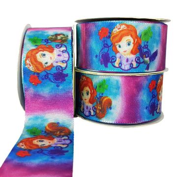 Fita-de-Gorgurao-Estampada-Art-Fitas-38mm-Princesa-Sophia-G499 Fita-de-Gorgurao-Estampada-Art-Fitas-38mm-Princesa-Sophia-G499
