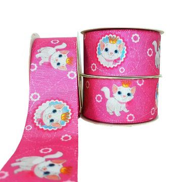 Fita-de-Gorgurao-Estampada-Art-Fitas-38mm-Gatinha-G717 Fita-de-Gorgurao-Estampada-Art-Fitas-38mm-Gatinha-G717