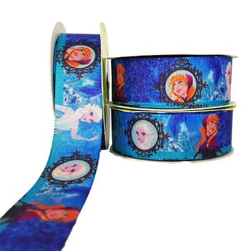 Fita-de-Gorgurao-Estampada-Art-Fitas-24mm-Frozen-G530 Fita-de-Gorgurao-Estampada-Art-Fitas-24mm-Frozen-G530