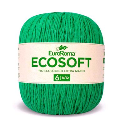 Barbante-Ecosoft-Euroroma-Cor-803-Verde-Bandeira