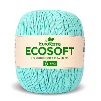 Barbante-Ecosoft-Euroroma-Cor-800-Verde-agua-claro