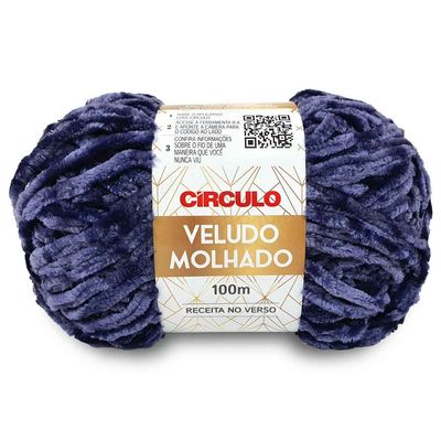 La-Veludo-Molhado-Circulo-100G-Cor-557-Anil-Profundo-Della-Aviamentos