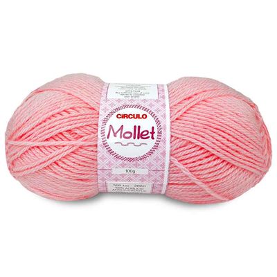 La-Fio-Mollet-Circulo-100g-cor-0769-Rosa-Medio-Della-Aviamentos