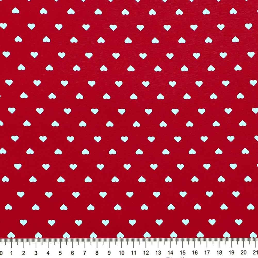 Tecido Tricoline Estampado Textura Coracao Branco Della Aviamentos Tecido Tricoline Estampado Textura Coracao Branco Della Aviamentos