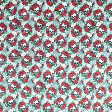 Tecido-Tricoline-Digital-Caveira-Rosas-Della-Aviamentos Tecido-Tricoline-Digital-Caveira-Rosas-Della-Aviamentos