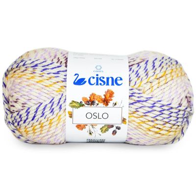 La-Oslo-Cisne-100g-Cor-386-Mescla-Branco-Amarelo-Lilas-Della-Aviamentos