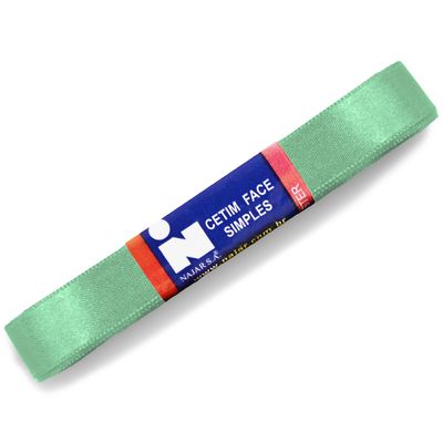Fita-de-Cetim-Najar-nº-03-15-mm-Pacote-de-10-metros-Cor-43-Verde-Menta-Della-Aviamentos