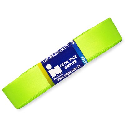 Fita-de-Cetim-Najar-nº-05-22-mm-Pacote-de-10-metros-Cor-27-Verde-Citrico-Della-Aviamentos