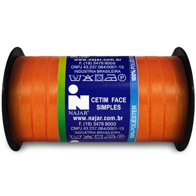 Fita-de-Cetim-Najar-nº-01-7-mm-Rolo-de-100-metros-Cor-10-Laranja-Ceramica-Della-Aviamentos