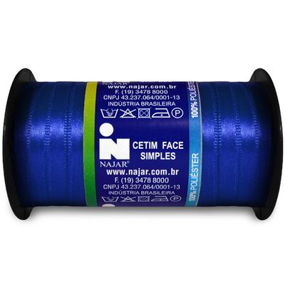 Fita-de-Cetim-Najar-nº-01-7-mm-Rolo-de-100-metros-Cor-13-Azul-Royal-Della-Aviamentos