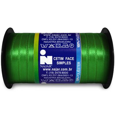 Fita-de-Cetim-Najar-nº-01-7-mm-Rolo-de-100-metros-Cor-23-Verde-Bandeira-Della-Aviamentos