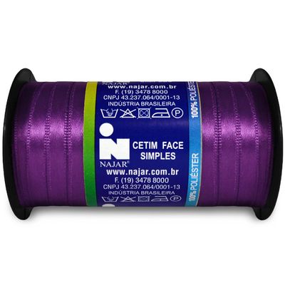 Fita-de-Cetim-Najar-nº-01-7-mm-Rolo-de-100-metros-Cor-31-Roxo-Violeta-Della-Aviamentos