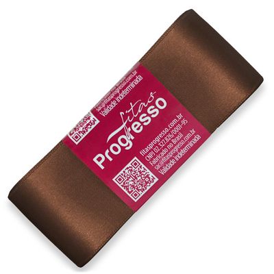 Fita-de-Cetim-Progresso-nº-09-38-mm-Pacote-de-10-metros-Cor-391-Marrom-Brown-Della-Aviamentos