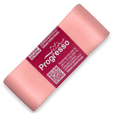 Fita-de-Cetim-Progresso-nº-09-38-mm-Pacote-de-10-metros-Cor-392-Salmao-Peach-Della-Aviamentos