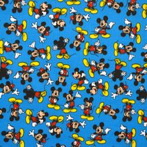 Tecido-Tricoline-Estampado-Colecao-Disney-Mickey-Mouse-Fundo-Azul-Della-Aviamentos.