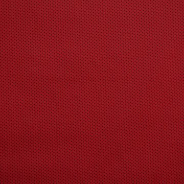 Tecido-Tricoline-Estampado-Poa-Mini-Preto-Fundo-Vermelho-Della-Aviamentos. Tecido-Tricoline-Estampado-Poa-Mini-Preto-Fundo-Vermelho-Della-Aviamentos.