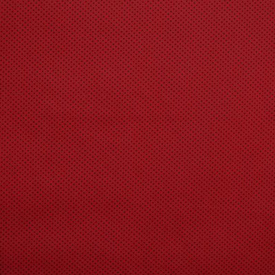 Tecido-Tricoline-Estampado-Poa-Mini-Preto-Fundo-Vermelho-Della-Aviamentos.