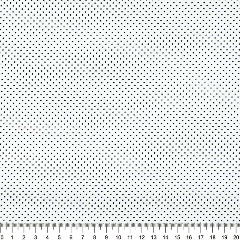 Tecido-Tricoline-Estampado-Poa-Mini-Preto-Fundo-Branco-Della-Aviamentos-8737