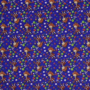 Tecido-Tricoline-Estampado-Meninas-e-Morangos-Fundo-Azul-Royal-Della-Aviamentos Tecido-Tricoline-Estampado-Meninas-e-Morangos-Fundo-Azul-Royal-Della-Aviamentos