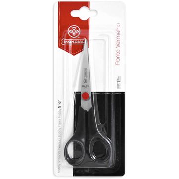 Tesoura-Hobby-Mundial-Ponto-Vermelho-14-cm-Ref-664-Della-Aviamentos Tesoura-Hobby-Mundial-Ponto-Vermelho-14-cm-Ref-664-Della-Aviamentos