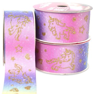 Fita-de-Gorgurao-Decorada-Progresso-38-mm-Rolo-de-10-metros-Cor-1-Unicornio-Com-Gliter-Capa-Della-Aviamentos Fita-de-Gorgurao-Decorada-Progresso-38-mm-Rolo-de-10-metros-Cor-1-Unicornio-Com-Gliter-Capa-Della-Aviamentos