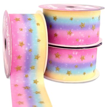 Fita-de-Gorgurao-Decorada-Progresso-38-mm-Rolo-de-10-metros-Floral-Cor-4-Estrelas-Com-Gliter-Capa-Della-Aviamentos Fita-de-Gorgurao-Decorada-Progresso-38-mm-Rolo-de-10-metros-Floral-Cor-4-Estrelas-Com-Gliter-Capa-Della-Aviamentos