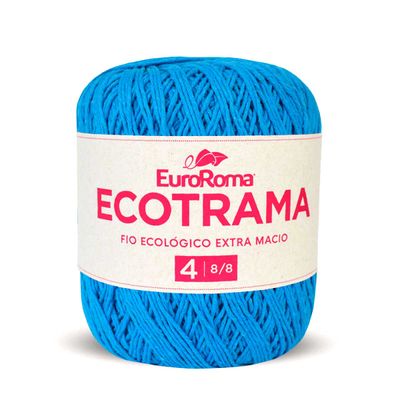 Barbante-Ecotrama-EuroRoma-200g-Della-Aviamentos-901-Azul-Piscina-Della-Aviamentos