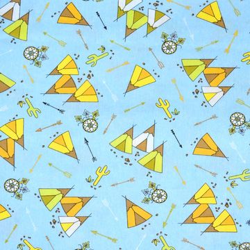 Tecido-Tricoline-Cabanas-De-Indio-Fundo-Azul-9198 Tecido-Tricoline-Cabanas-De-Indio-Fundo-Azul-9198