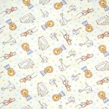 Tecido-Tricoline-Infantil-Animais-Acrobatas-Fundo-Creme-Com-Azul-9203 Tecido-Tricoline-Infantil-Animais-Acrobatas-Fundo-Creme-Com-Azul-9203