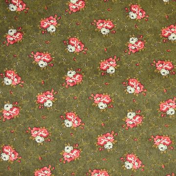 Tecido-Tricoline-Floral-Marilyn-Monroe-Fundo-Verde-Musgo-9191 Tecido-Tricoline-Floral-Marilyn-Monroe-Fundo-Verde-Musgo-9191