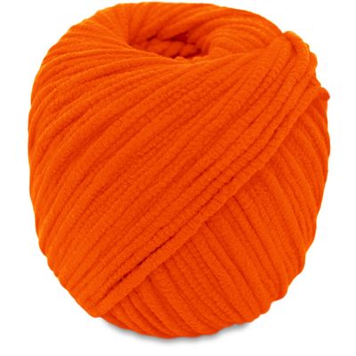 Linha-AmiguLove-Pelucia-Cisne-90-m-Cor-332-Laranja-Vivo-Della-Aviamentos