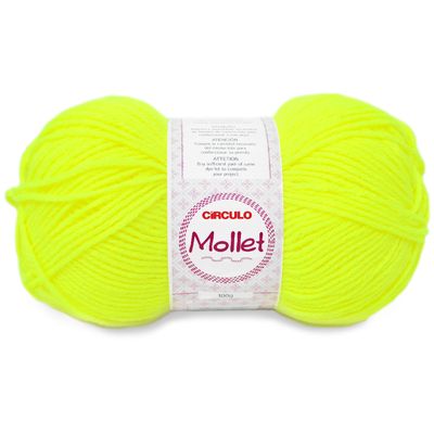 La-Mollet-Circulo-100g-Cor-780-Amarelo-Neon-Della-Aviamentos