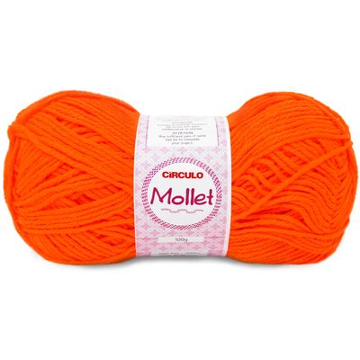 La-Mollet-Circulo-100g-Cor-782-Laranja-Fluorescente-Della-Aviamentos