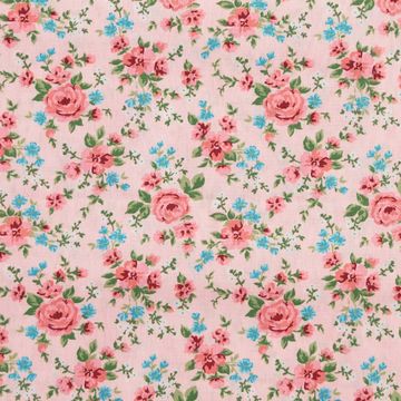 Tecido-Tricoline-Floral-Rosas-Salmao-Fundo-Rosa-Bebe-Della-Aviamentos-9339