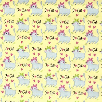 Tecido-Tricoline-I-Love-Cat-Fundo-Amarelo-Della-Aviamentos-9315