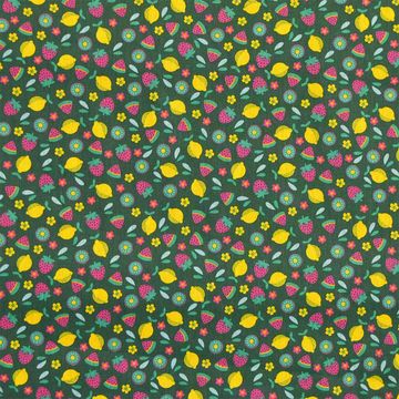 Tecido-Tricoline-Frutas-Fundo-Verde-Della-Aviamentos-9308 Tecido-Tricoline-Frutas-Fundo-Verde-Della-Aviamentos-9308