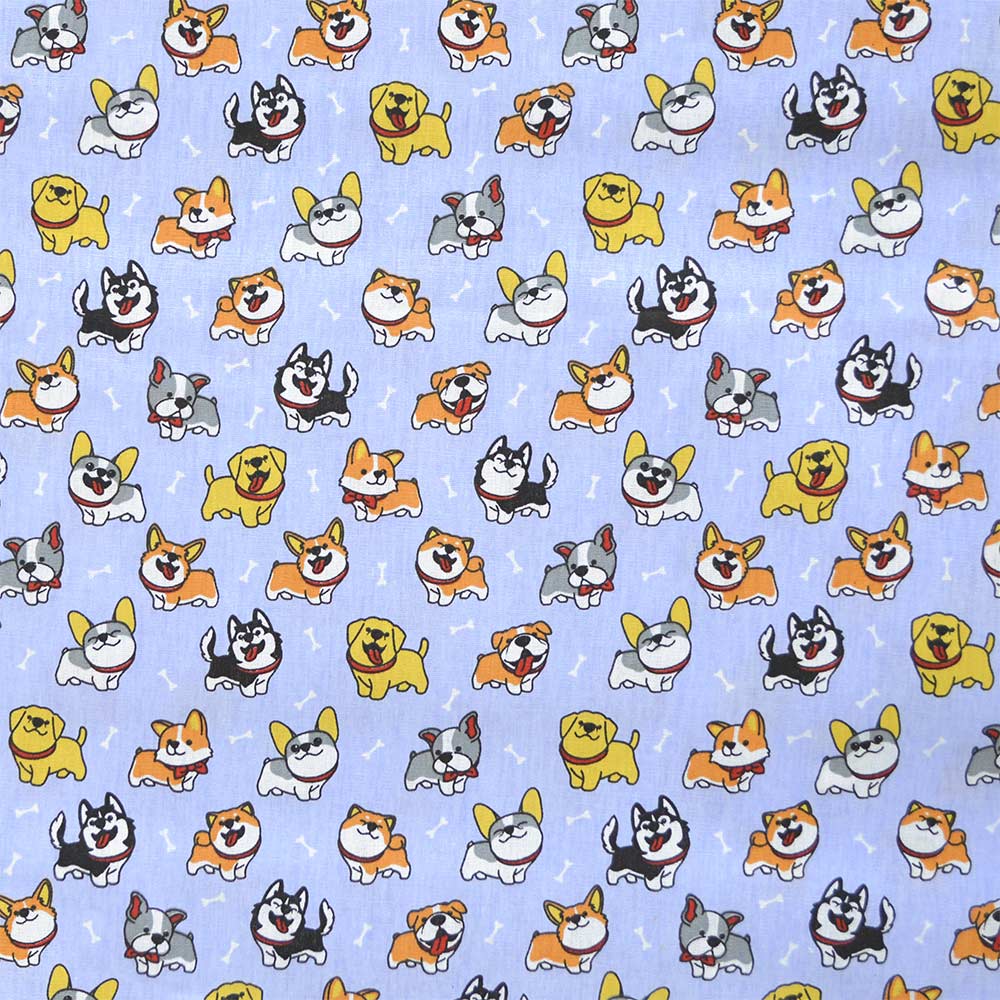 Tecido-Tricoline-Dog-Fundo-Azul-Della-Aviamentos-9316