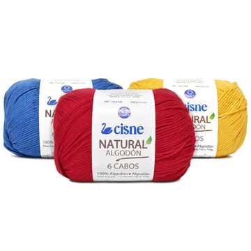 Linha-Natural-Algodon-Cisne-com-6-Cabos-100g-Capa-Della-Aviamentos Linha-Natural-Algodon-Cisne-com-6-Cabos-100g-Capa-Della-Aviamentos