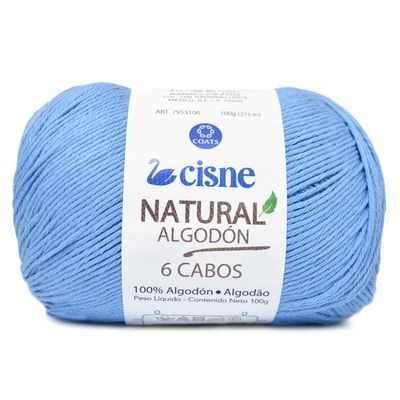 Linha-Natural-Algodon-Cisne-com-6-Cabos-100g-Cor-144-Azul-Serenity-Della-Aviamentos