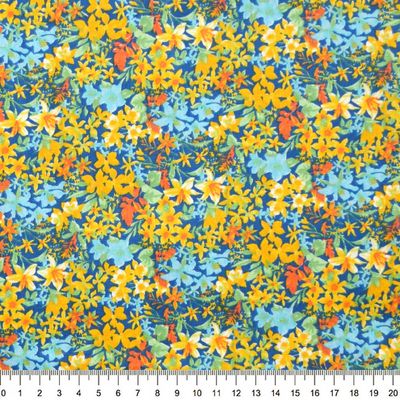 Tecido-Tricoline-Floral-Misturado-Fundo-Azul-Royal-Della-Aviamentos-9377.