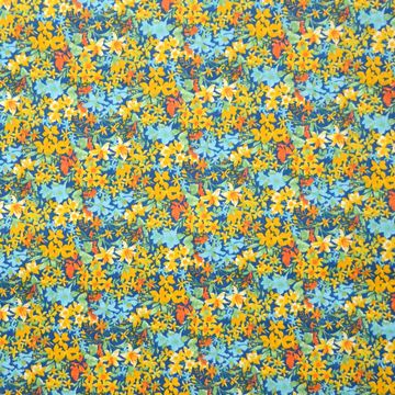 Tecido-Tricoline-Floral-Misturado-Fundo-Azul-Royal-Della-Aviamentos-9377 Tecido-Tricoline-Floral-Misturado-Fundo-Azul-Royal-Della-Aviamentos-9377