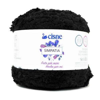 La-Simpatia-Cisne-100g-Cor-0000N-Preto-Della-Aviamentos