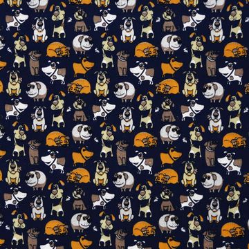 Tecido-Tricoline-Cachorros-Fundo-Azul-Marinho-Della-Aviamentos-9497 Tecido-Tricoline-Cachorros-Fundo-Azul-Marinho-Della-Aviamentos-9497