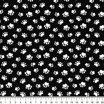 Tecido-Tricoline-Animal-Pegadas-Fundo-Preto-Della-Aviamentos-9468.
