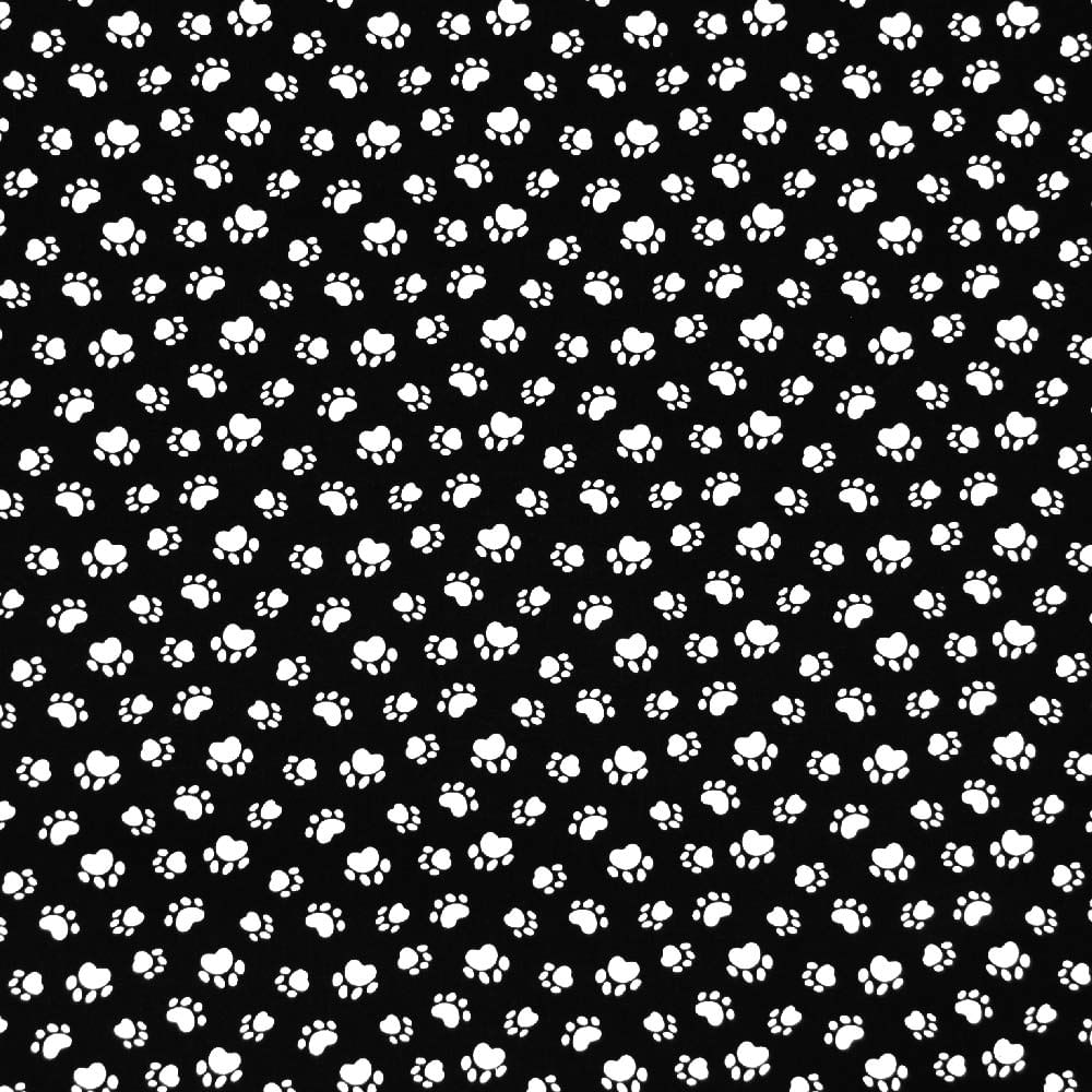 Tecido-Tricoline-Animal-Pegadas-Fundo-Preto-Della-Aviamentos-9468