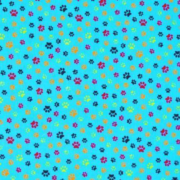 Tecido-Tricoline-Pegadas-Coloridas-Fundo-Azul-Della-Aviamentos-9466 Tecido-Tricoline-Pegadas-Coloridas-Fundo-Azul-Della-Aviamentos-9466